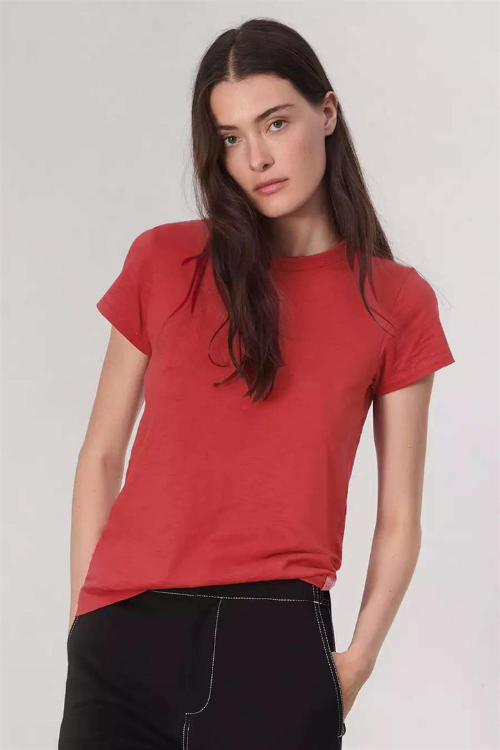 The Slub Tee Red