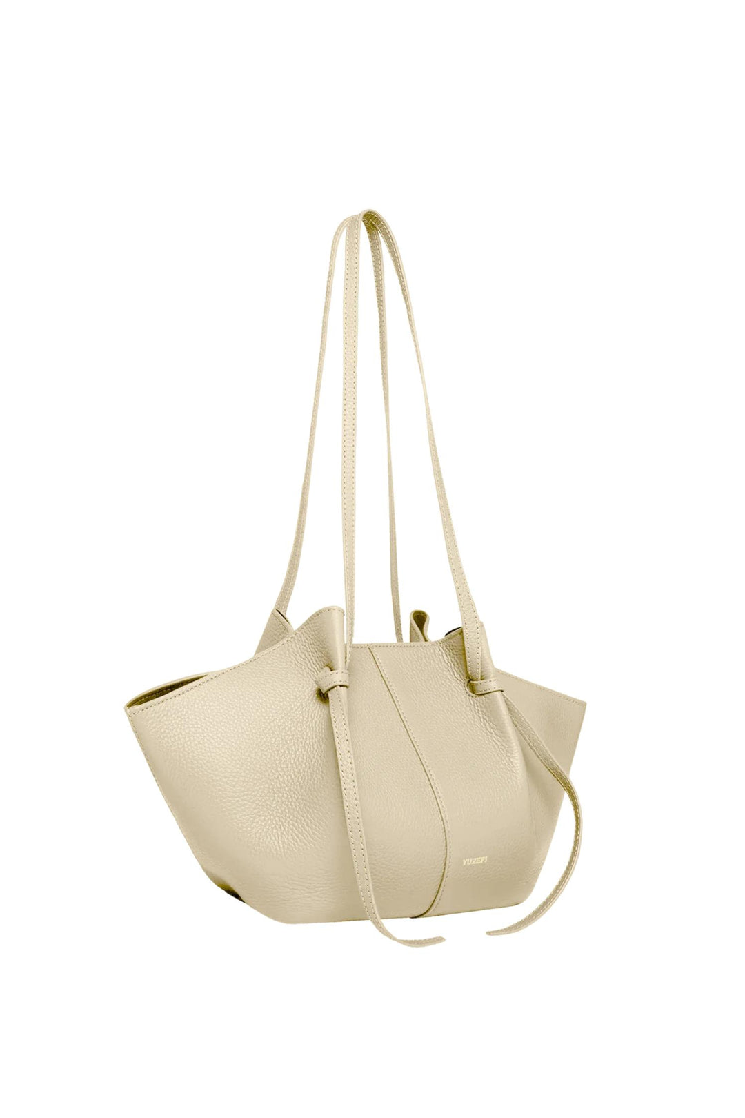 Mochi Pebble Grain Leather Angora