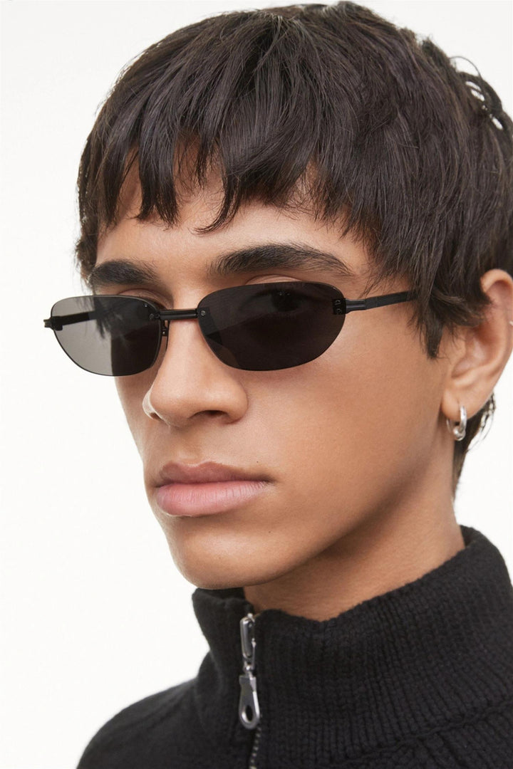Rimless Oval Black