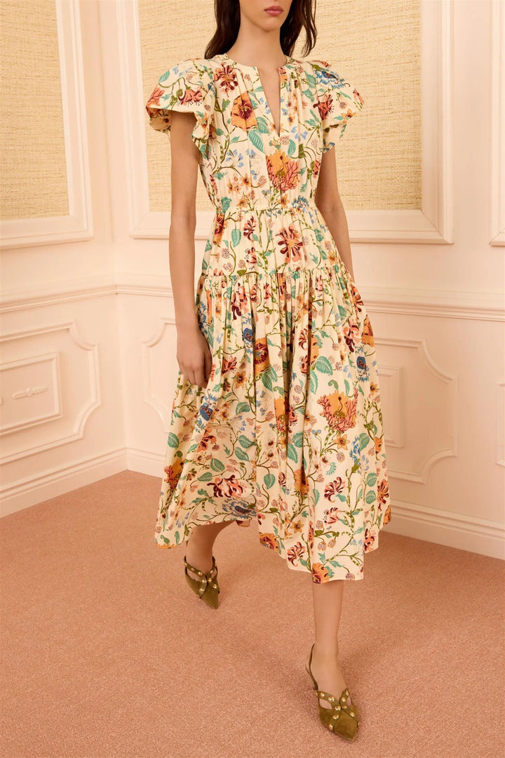 Marin Midi Dress Abalone