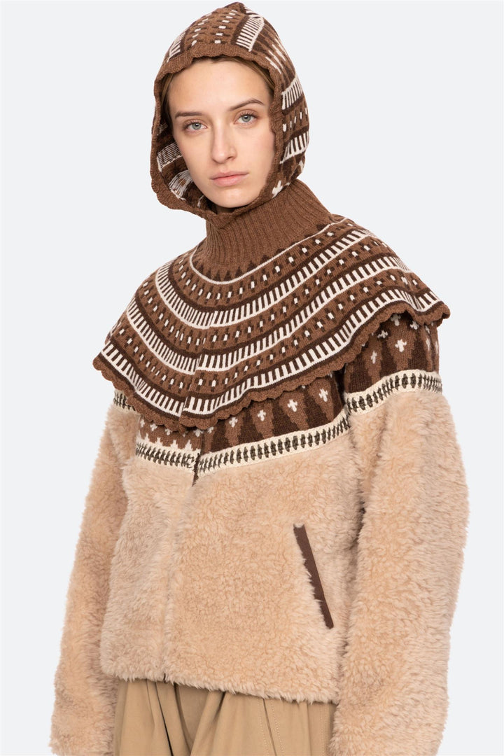 Linea Fair Isle Balaclava Camel