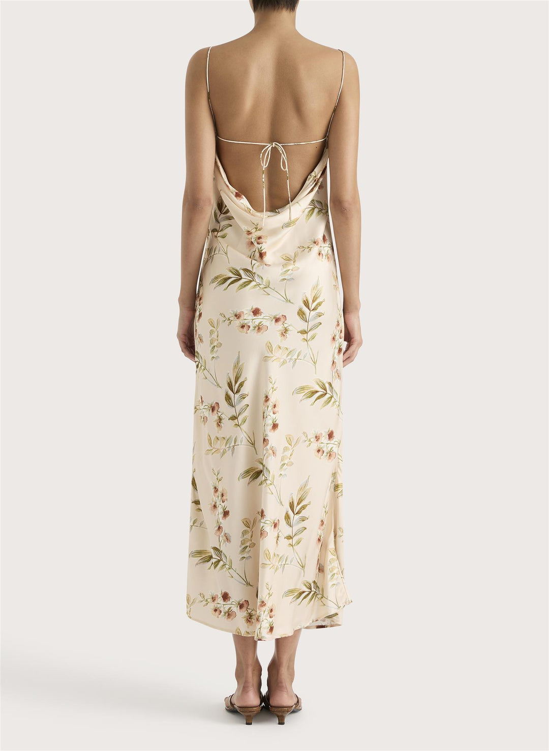 Yolaine Midi Dress Jardin Floral Blush