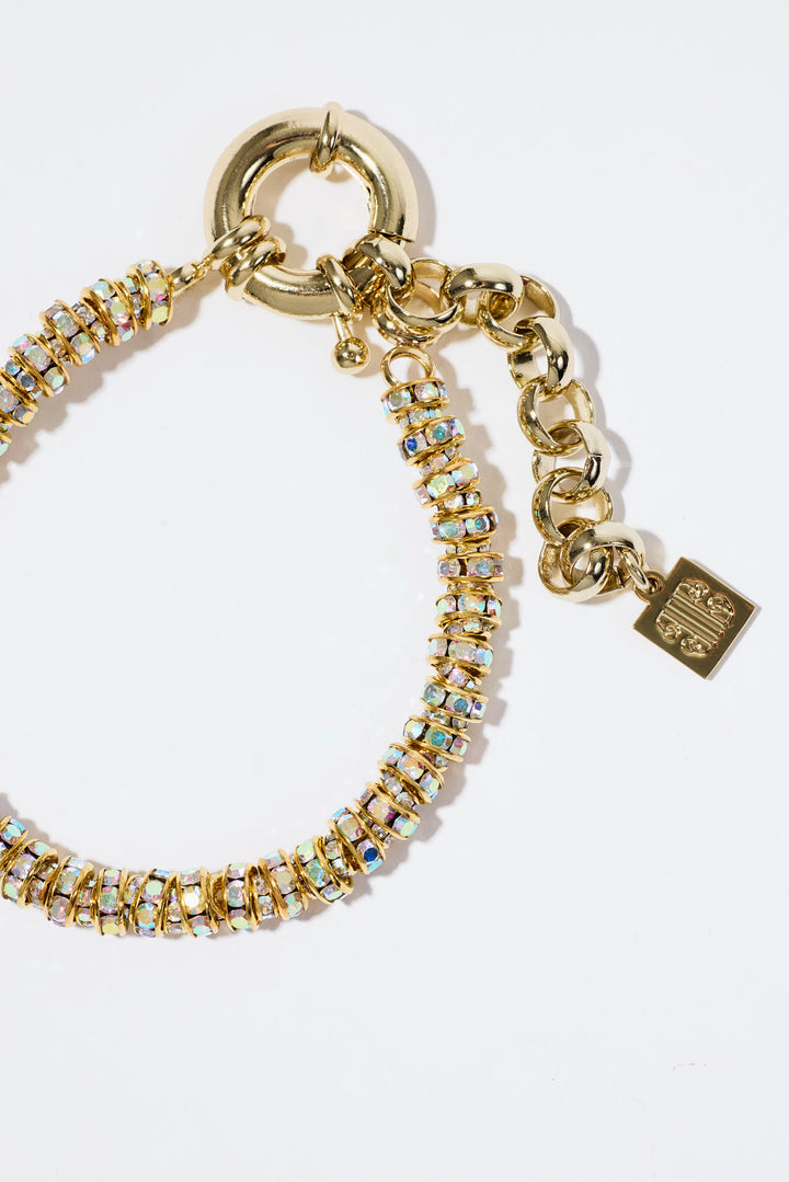 Skinny Diamond Bracelet Gold