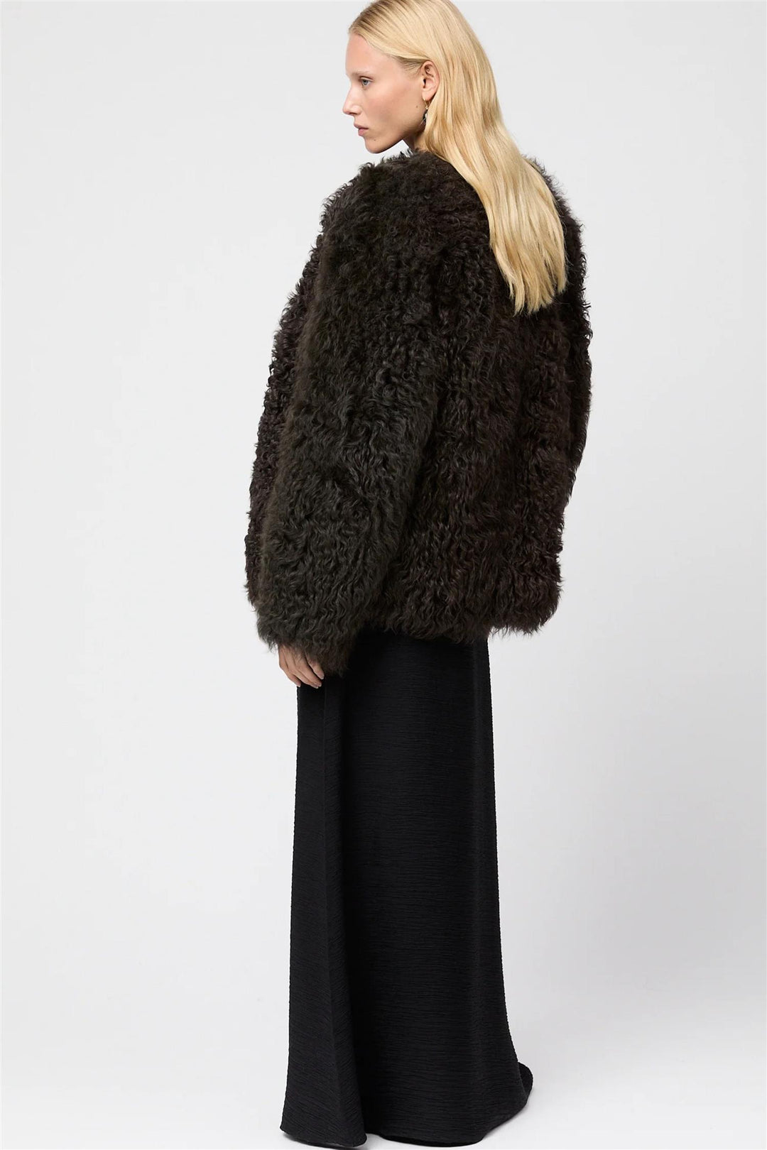 Como Shearling Jacket Chocolate