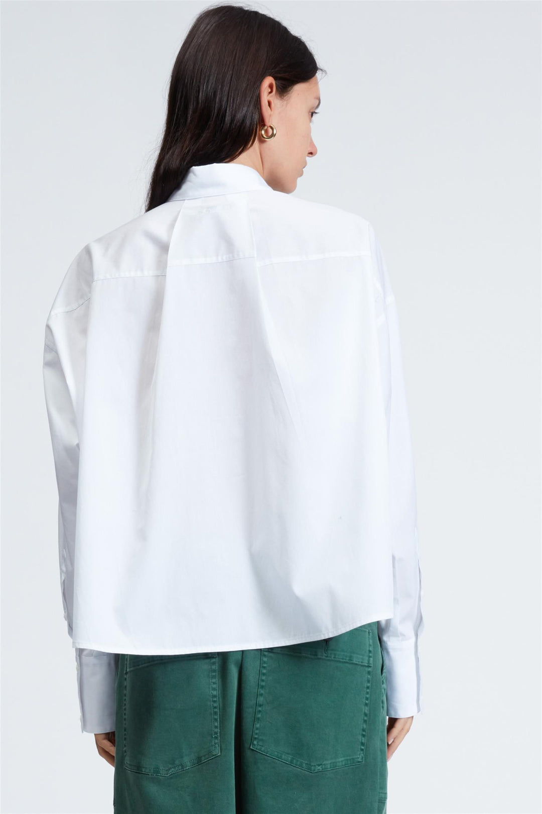 Martha Poplin Shirt White