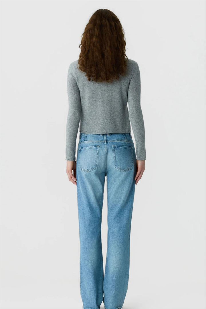 Stealth Cashmere Cardigan Heather Grey