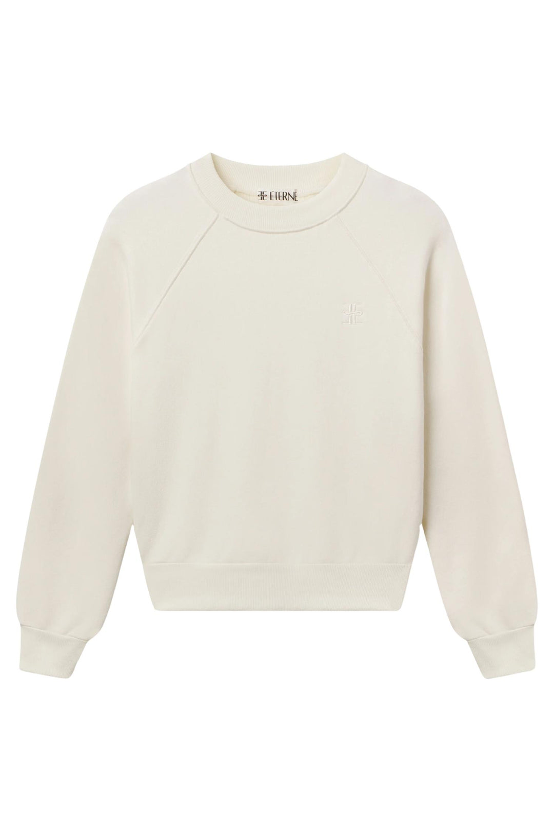 Shrunken Raglan Sweatshirt Cream
