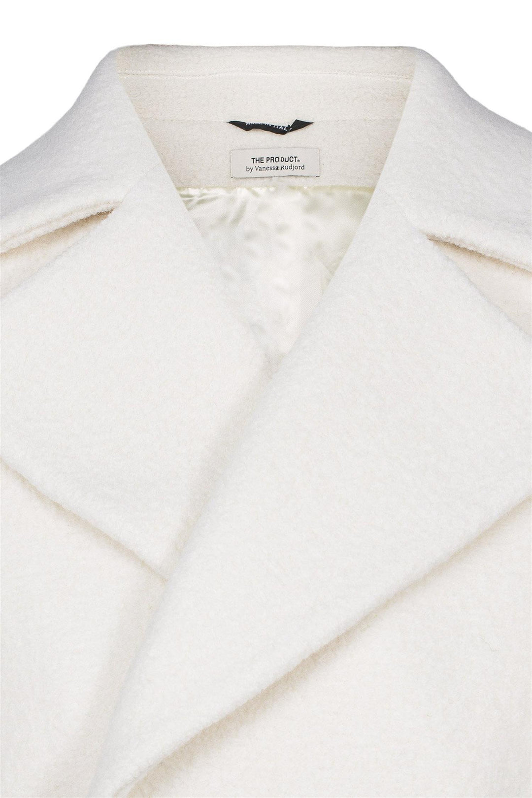 Wool Coat Long White