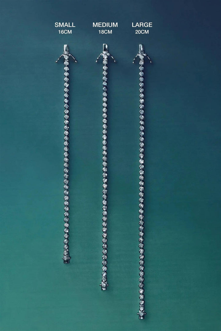 Tennis Round Bracelet Silver