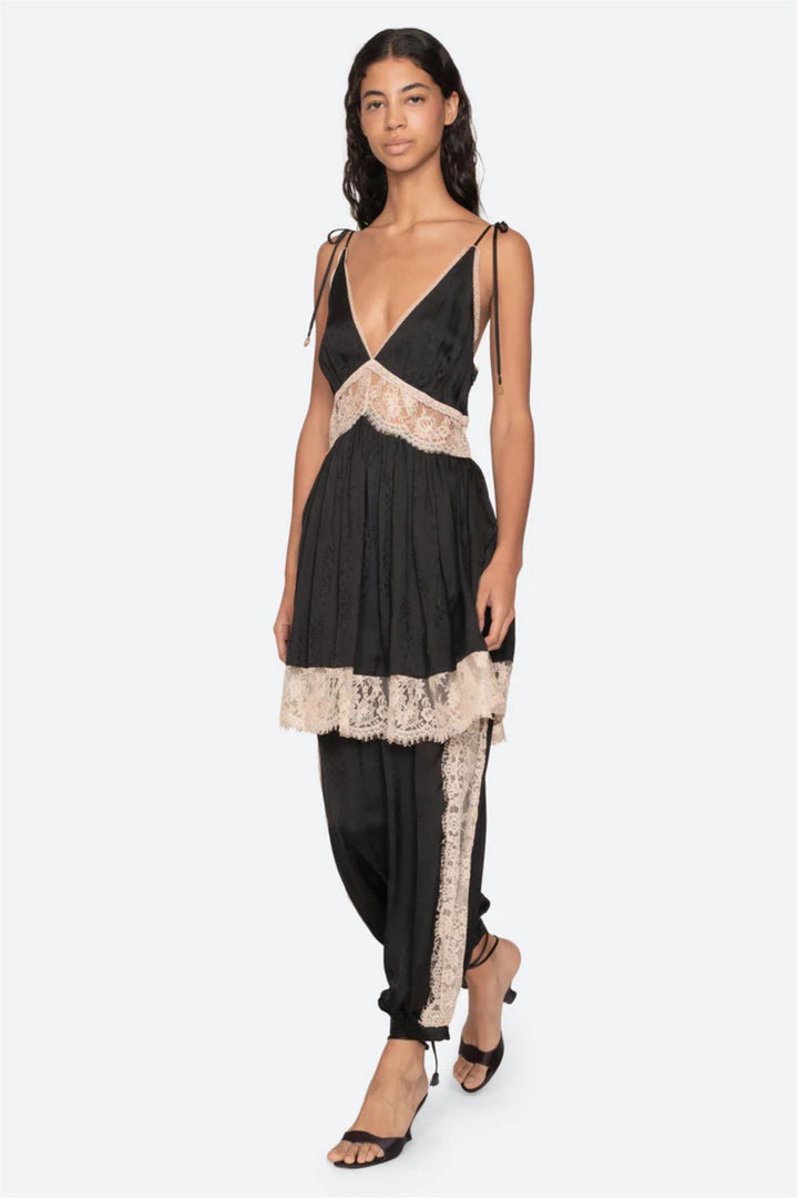 Ethel Solid Bloomer Pants Black