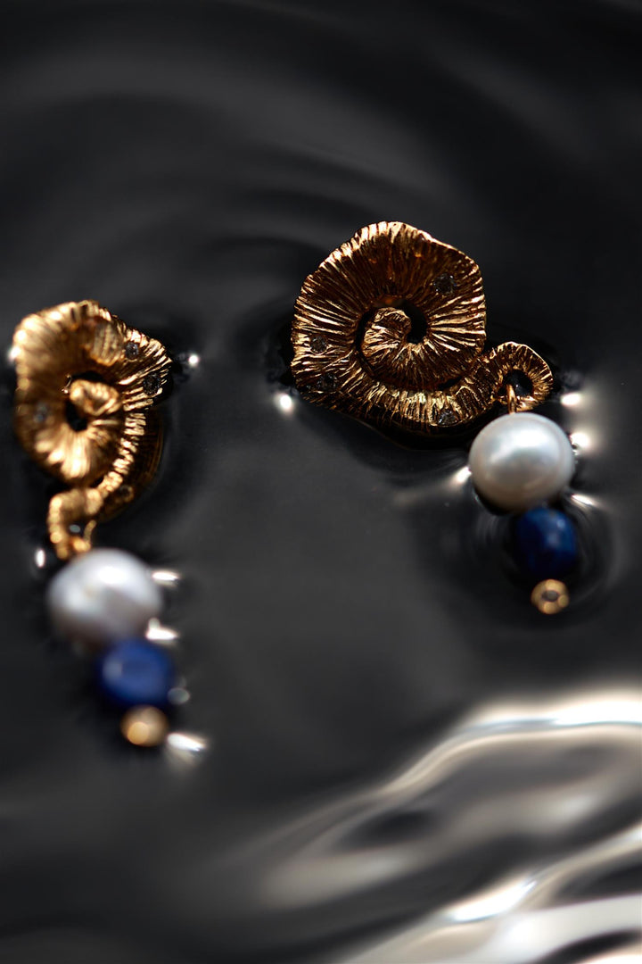 Jetset Gems Earrings Gold