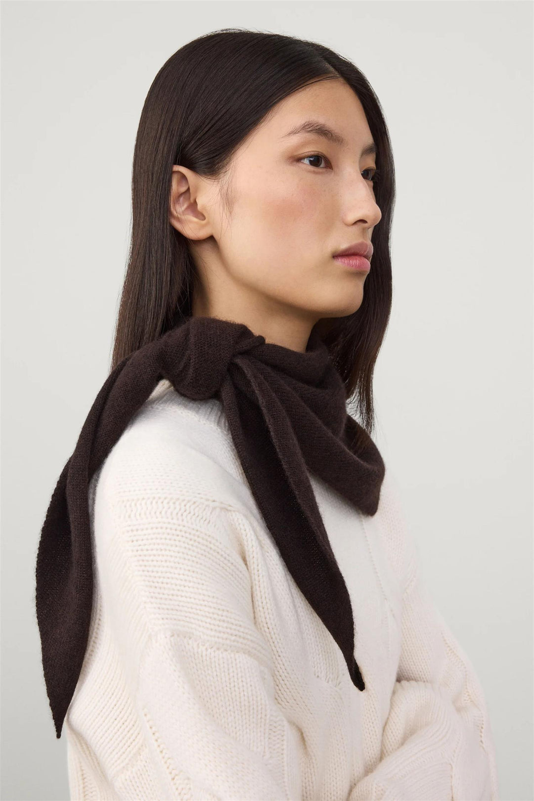 Florianne Scarf Dark Oak