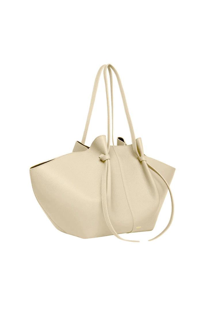 Large Mochi Pebble Grain Leather Angora