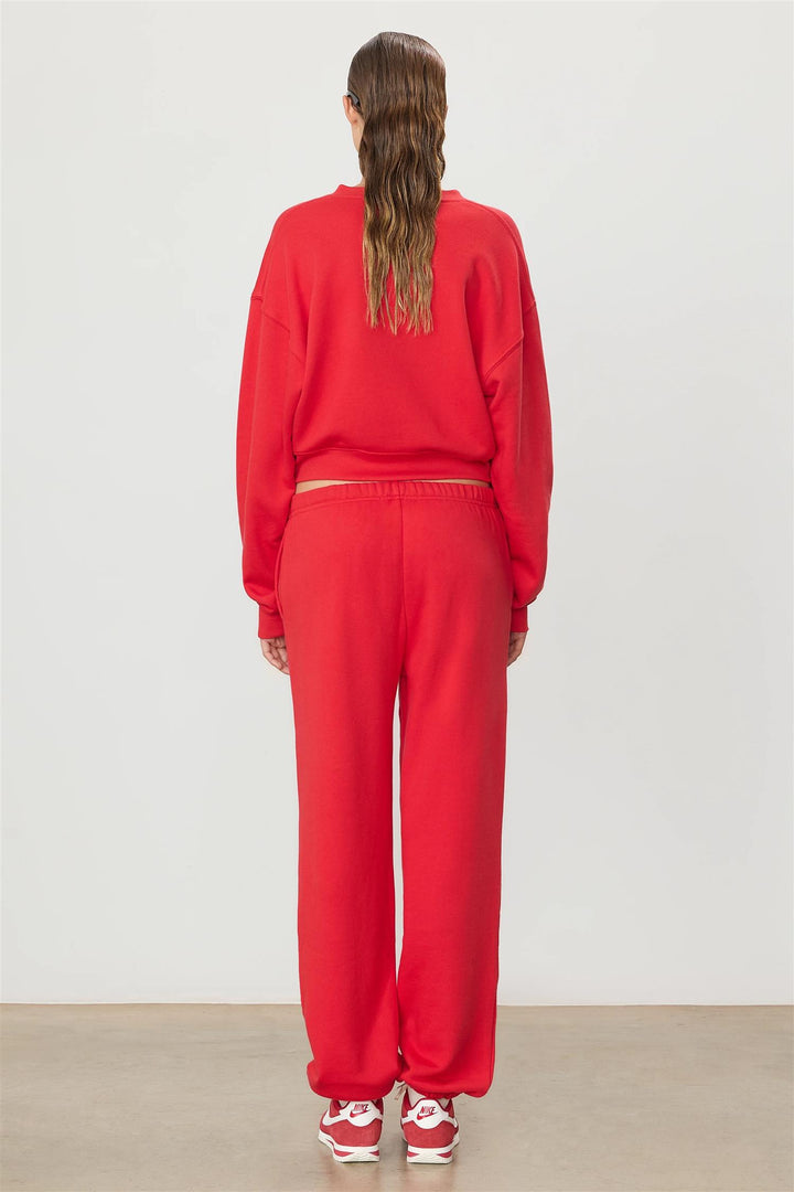 Boyfriend Pocket Sweatpant Rouge