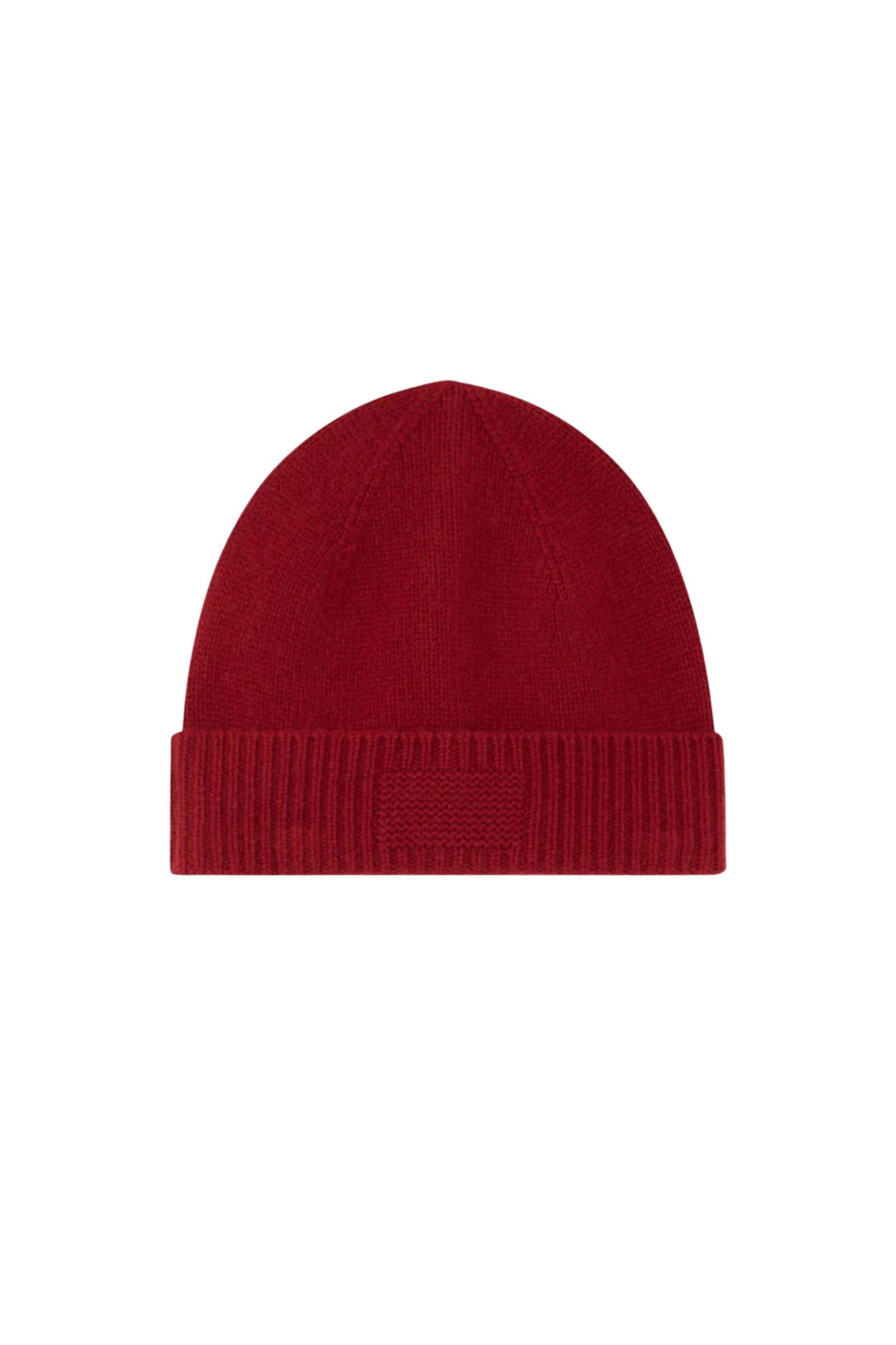 Rib Cuff Beanie Carmine