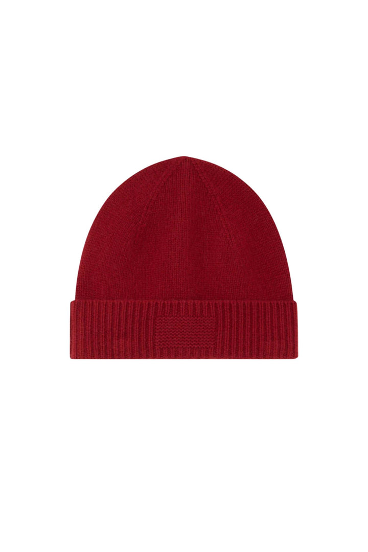 Rib Cuff Beanie Carmine