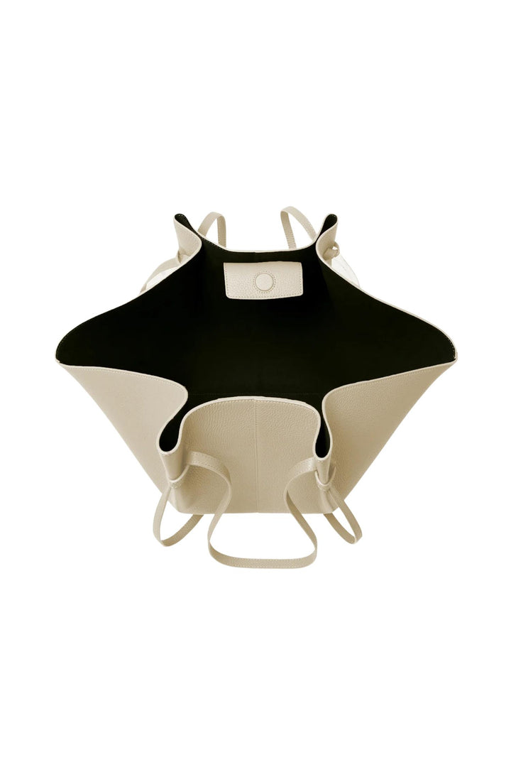 Large Mochi Pebble Grain Leather Angora