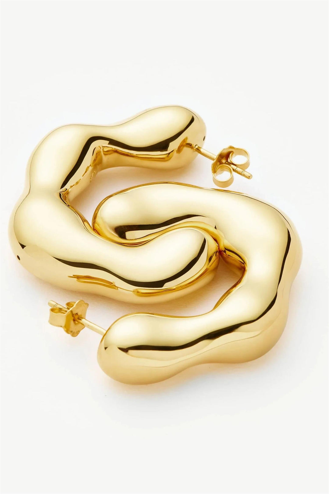 Eny Puffy Large Hoop Earrings
