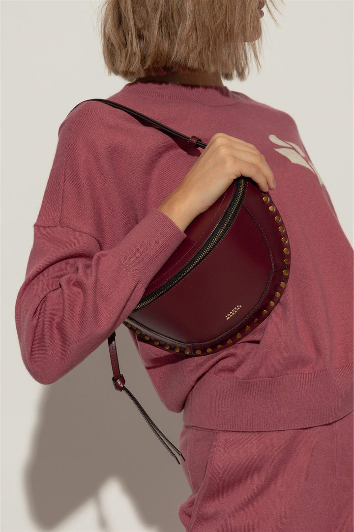 Skano Leather Belt Bag Burgundy