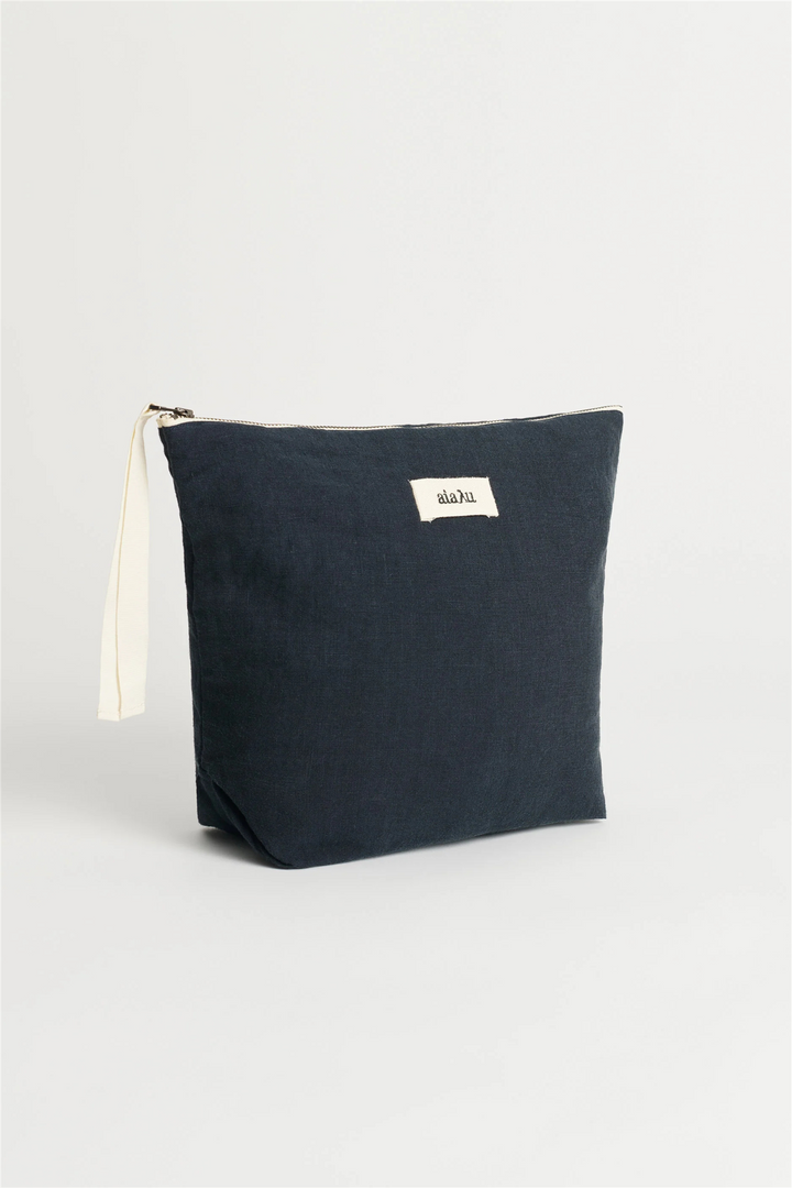 Linen Pouch Navy