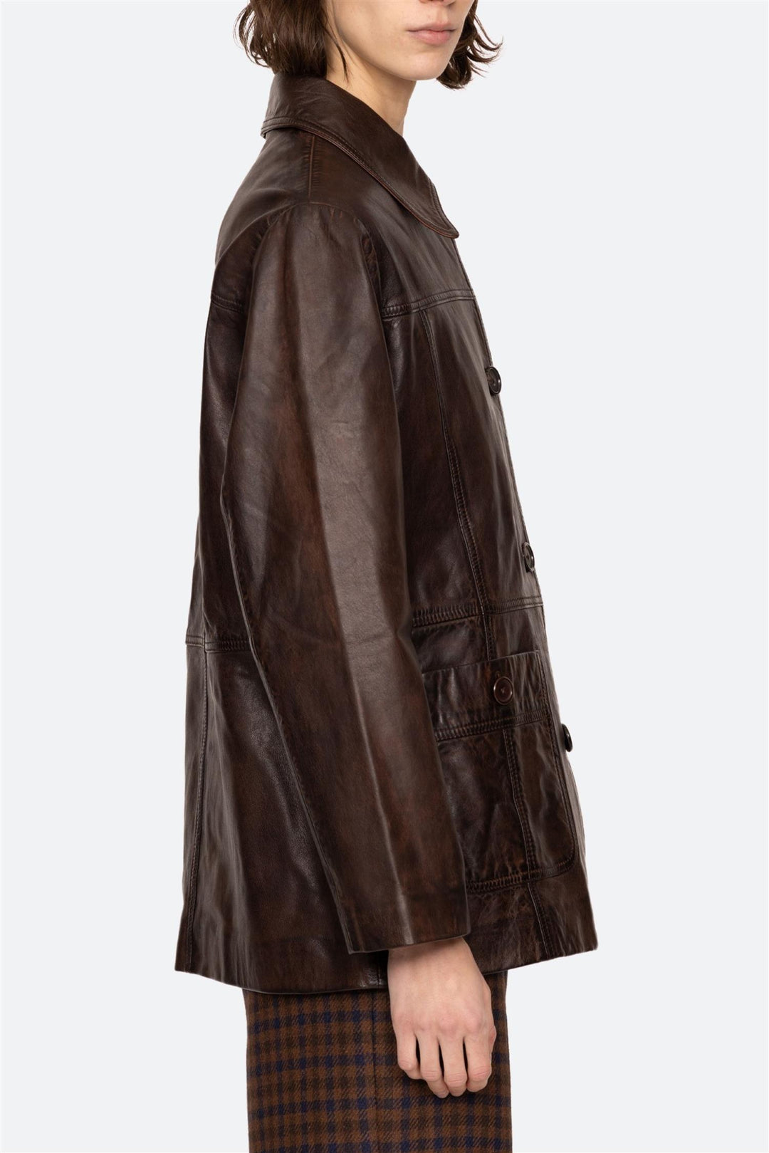 Lenoir Leather Jacket Chocolate