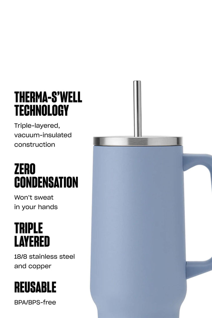 XL Tumbler 40 oz. Hydrengea Blue