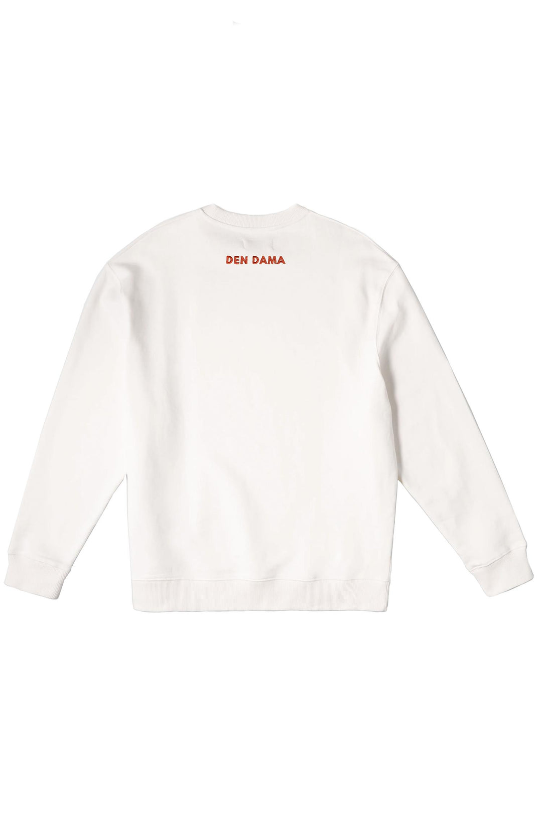 Frogner Sporting Club Embroidered Crewneck Off-White/Orange