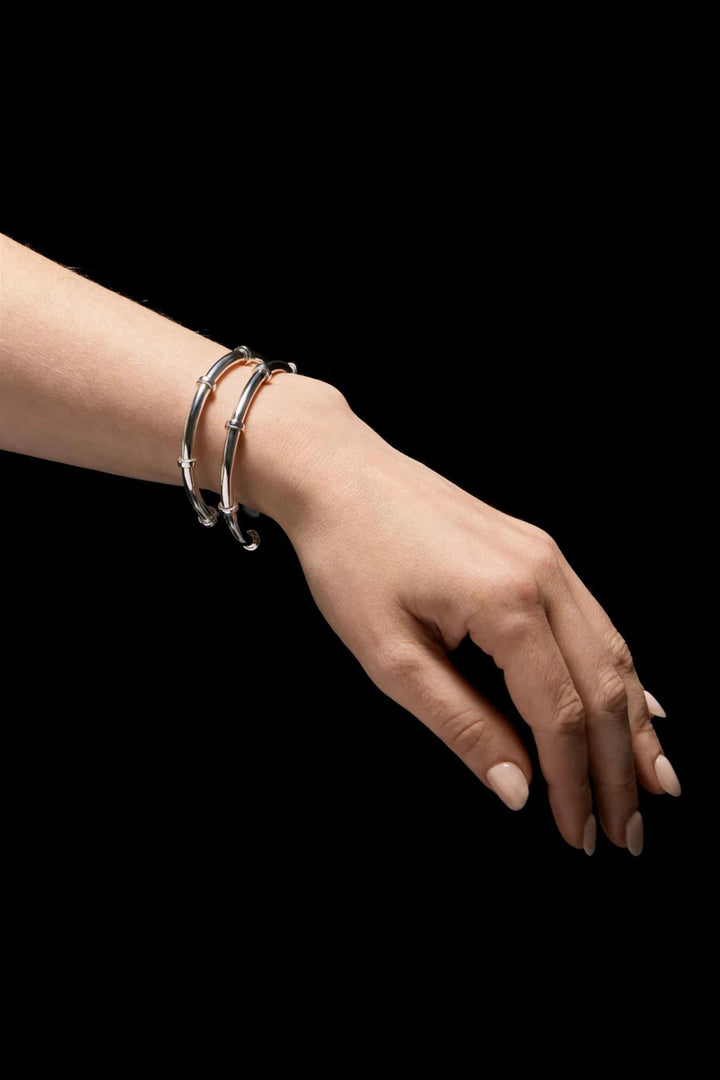 Bolted Cuff Bangle Silver