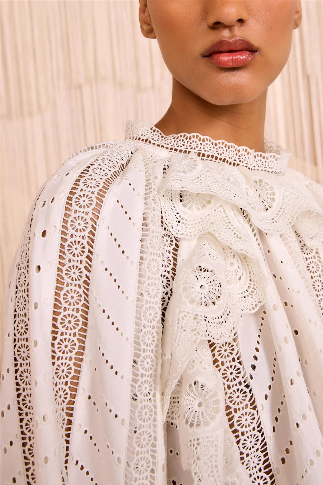 Marcella Asymmetrical Blouse Pristine