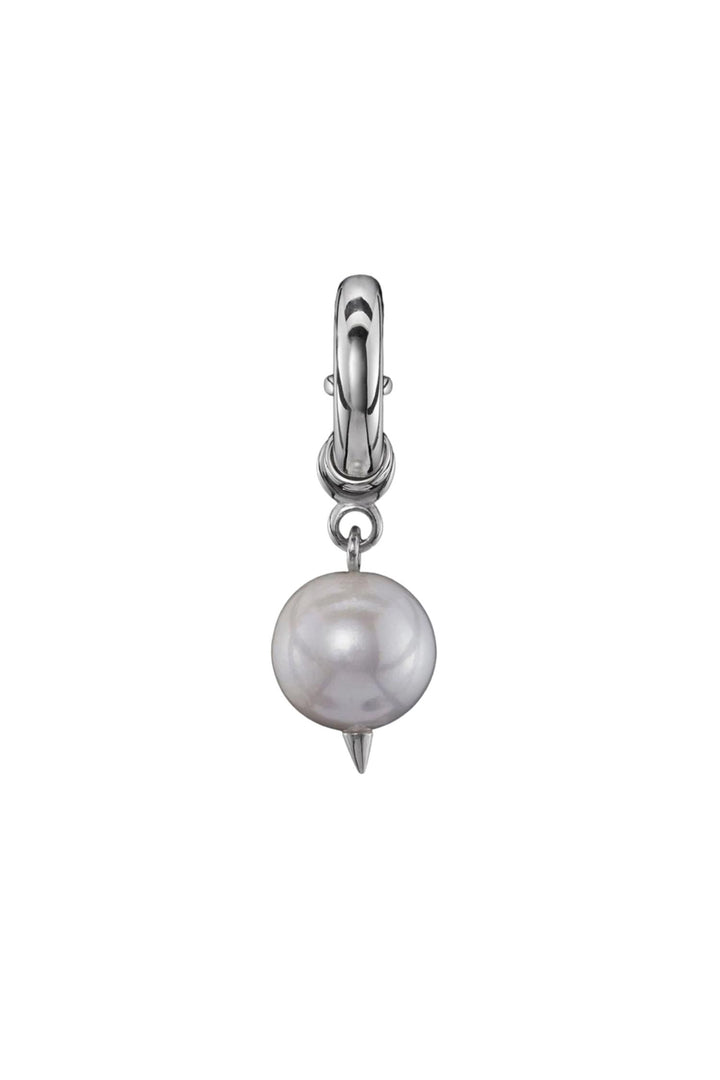 Chunky Pierced Pearl Earring