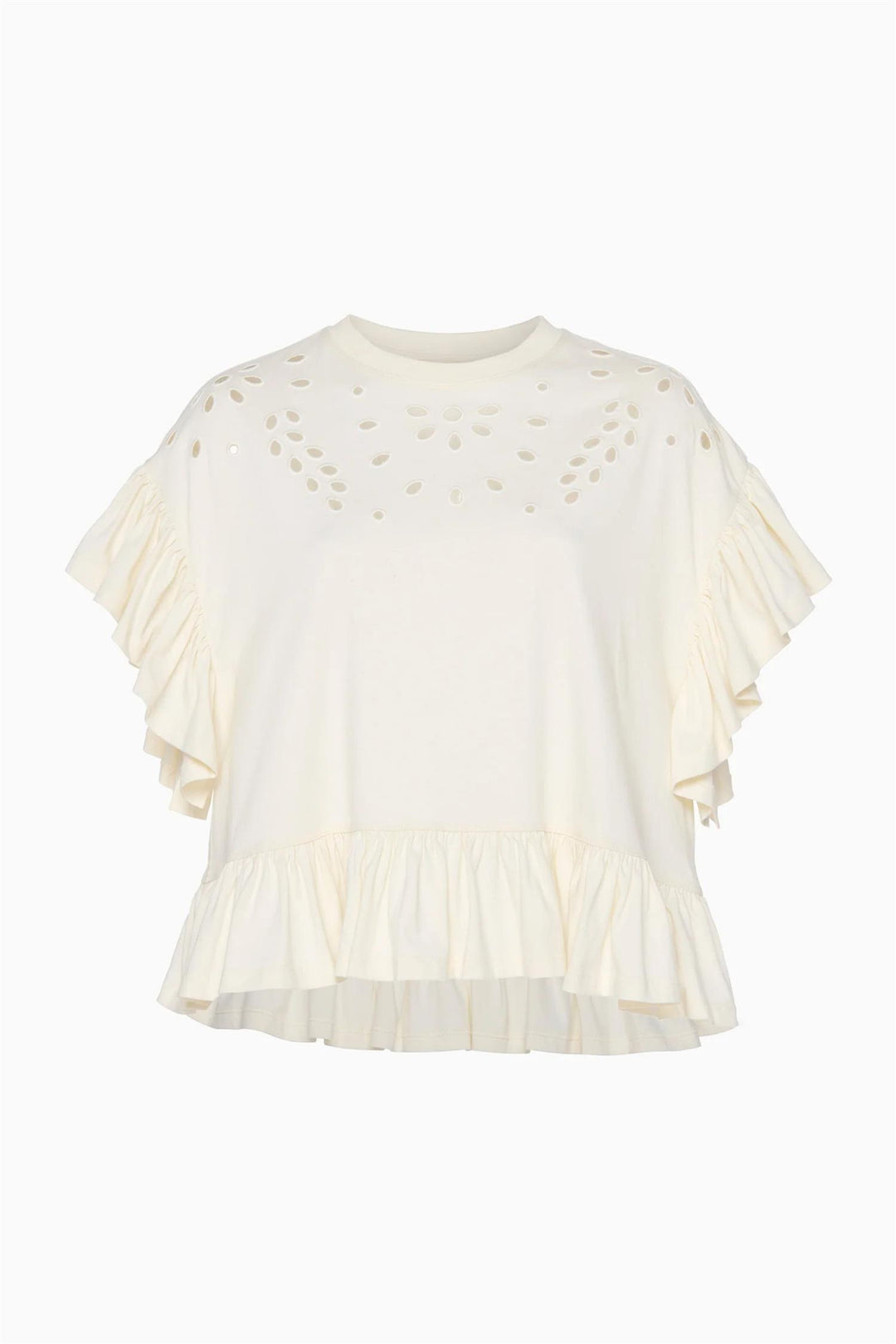 Mariana Peplum Top Cowire