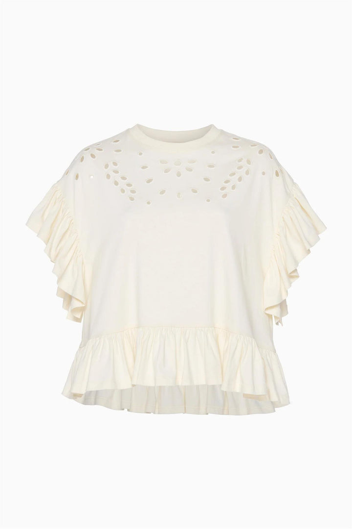 Mariana Peplum Top Cowire