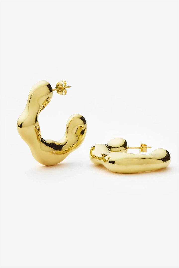 Eny Puffy Large Hoop Earrings