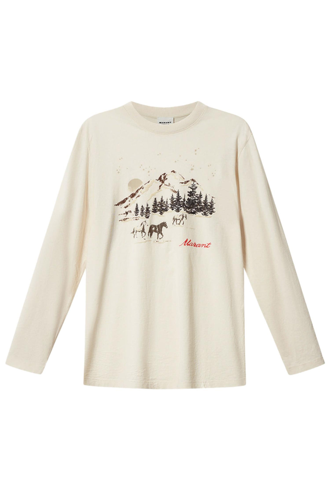 Martine Printed Longsleeve Ecru