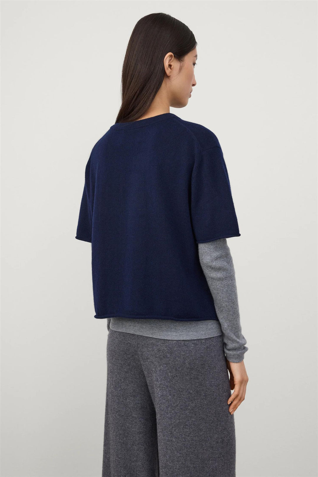 Cila Cashmere T-Shirt Navy
