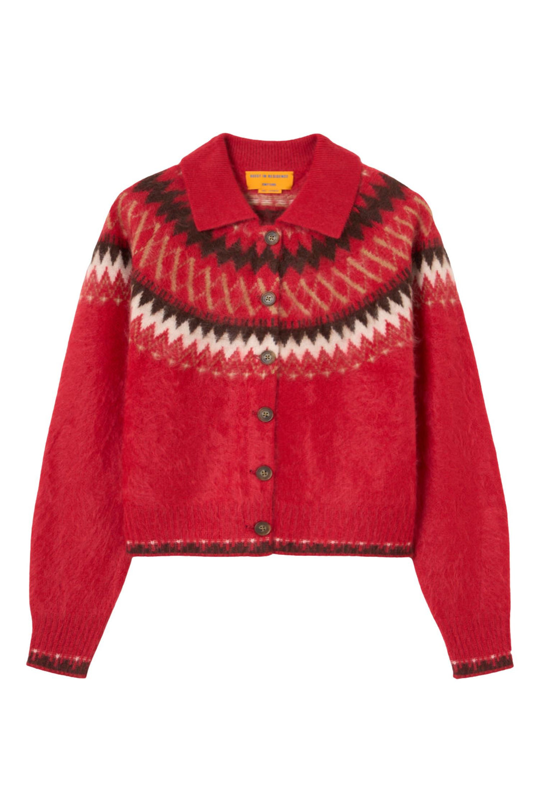 Grizzly Chalet Cardigan Candy Cane Combo