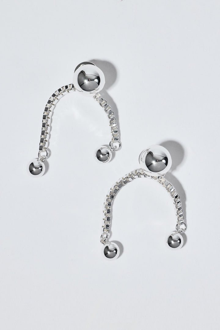 Tiny Solar Studs Silver