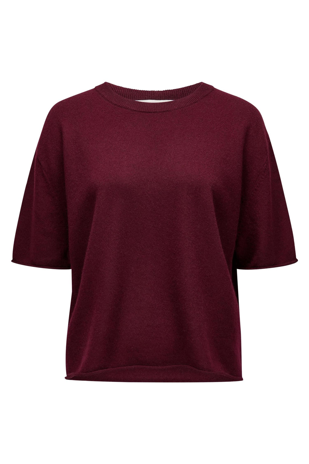 Cila Cashmere T-Shirt Deep Plum
