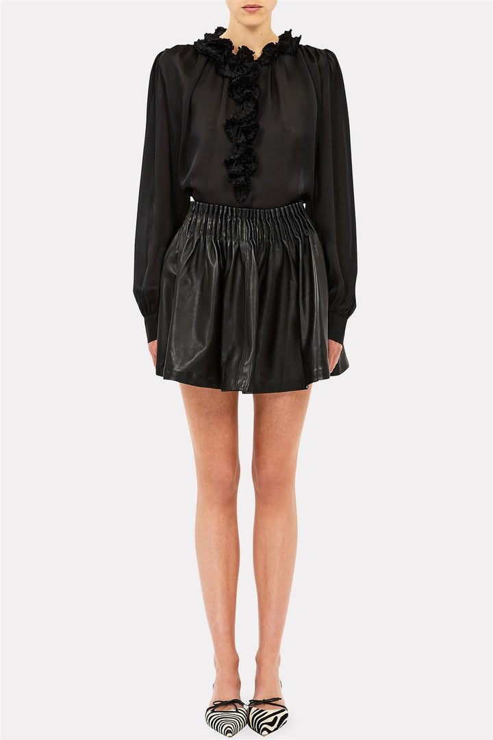 Wilhelmina Longsleeve Blouse Noir