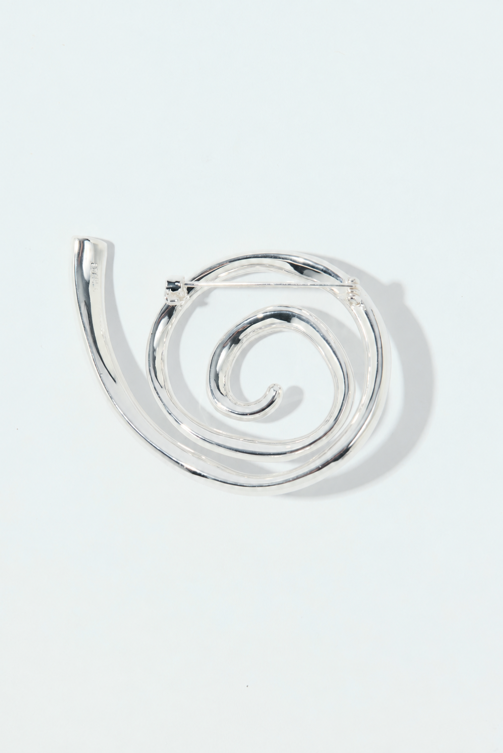Diamond Dahlia Brooch Silver