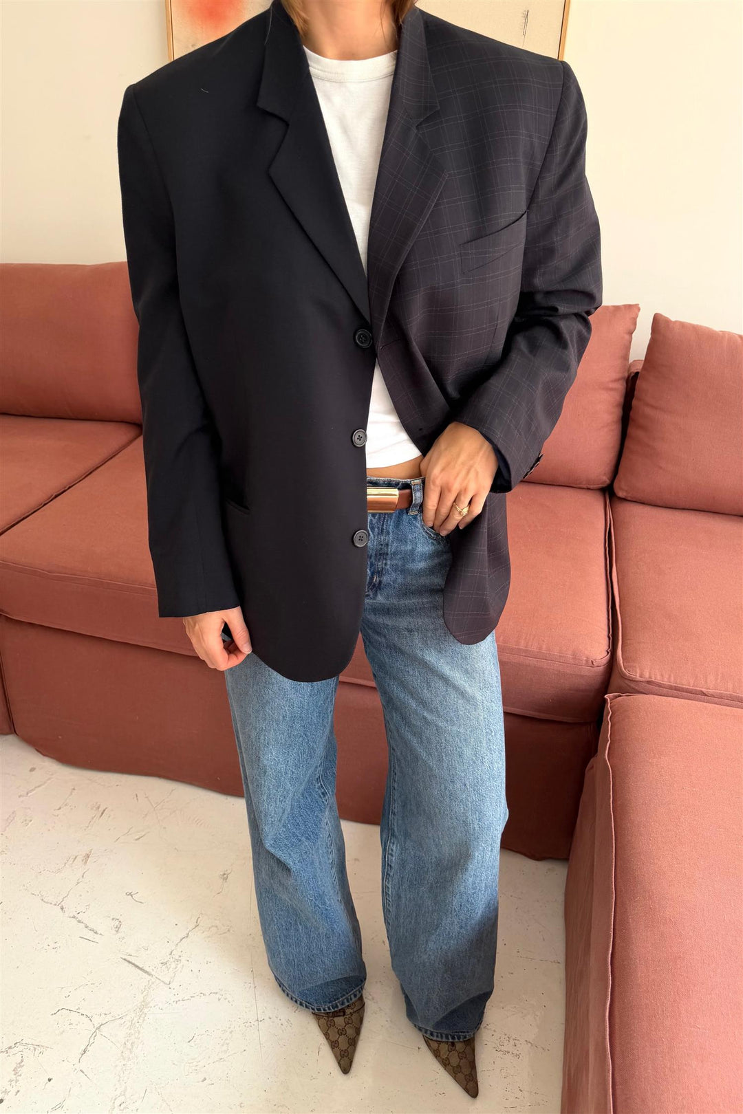 Contrast Blazer CB2513