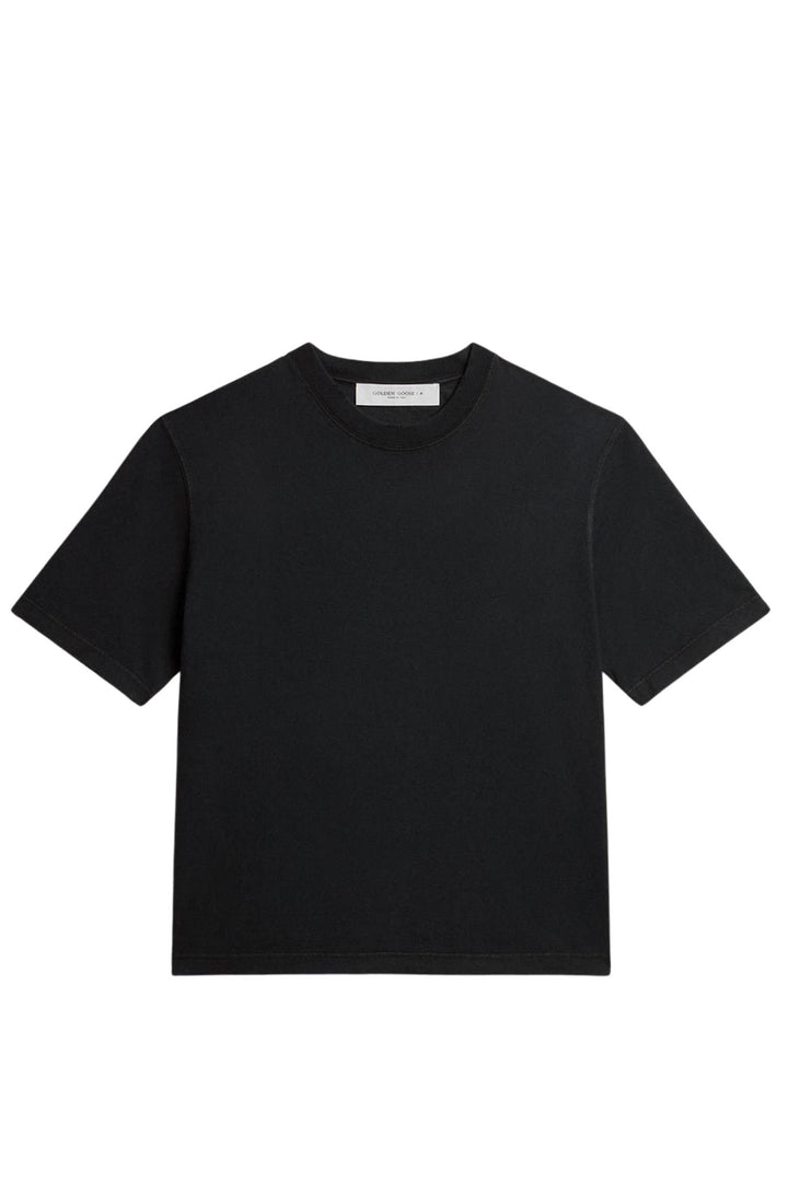 Relaxed Fit Logo Patch T-Shirt Washed Black