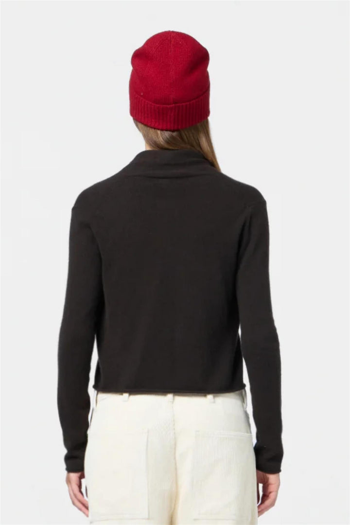 Stealth Cashmere Cardigan Burnt Cocoa