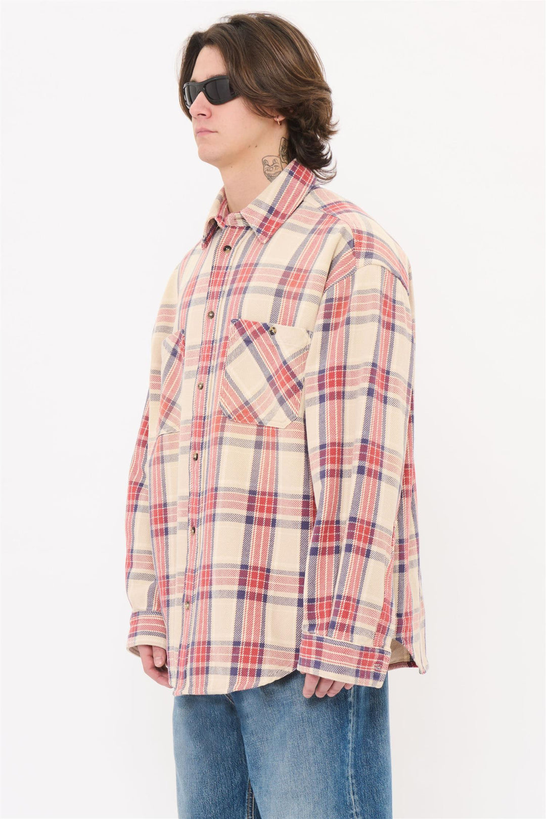 Men's Shirt Nelson Check Hazelnut