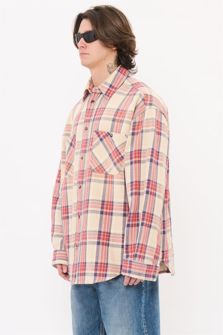 Men's Shirt Nelson Check Hazelnut