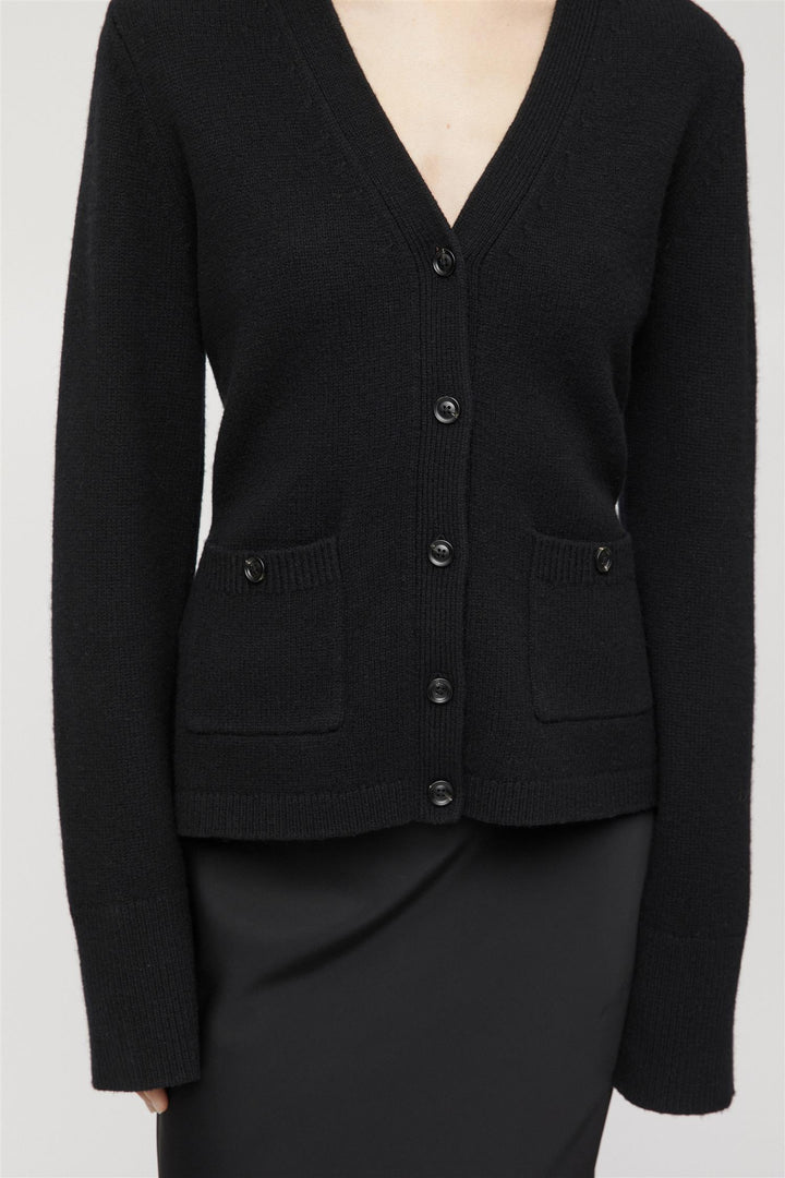 Adele Cardigan Jet Black