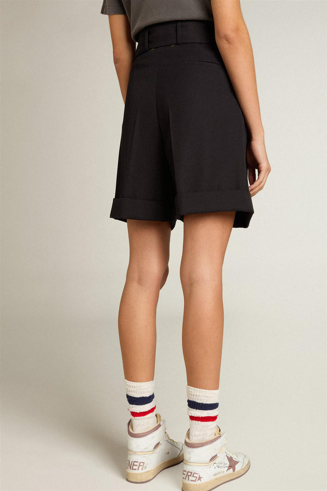 Golden W's Shorts Dark Blue