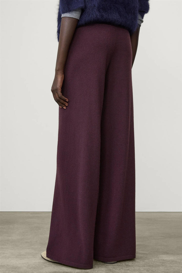 Sofi Cashmere Pants Mahogany