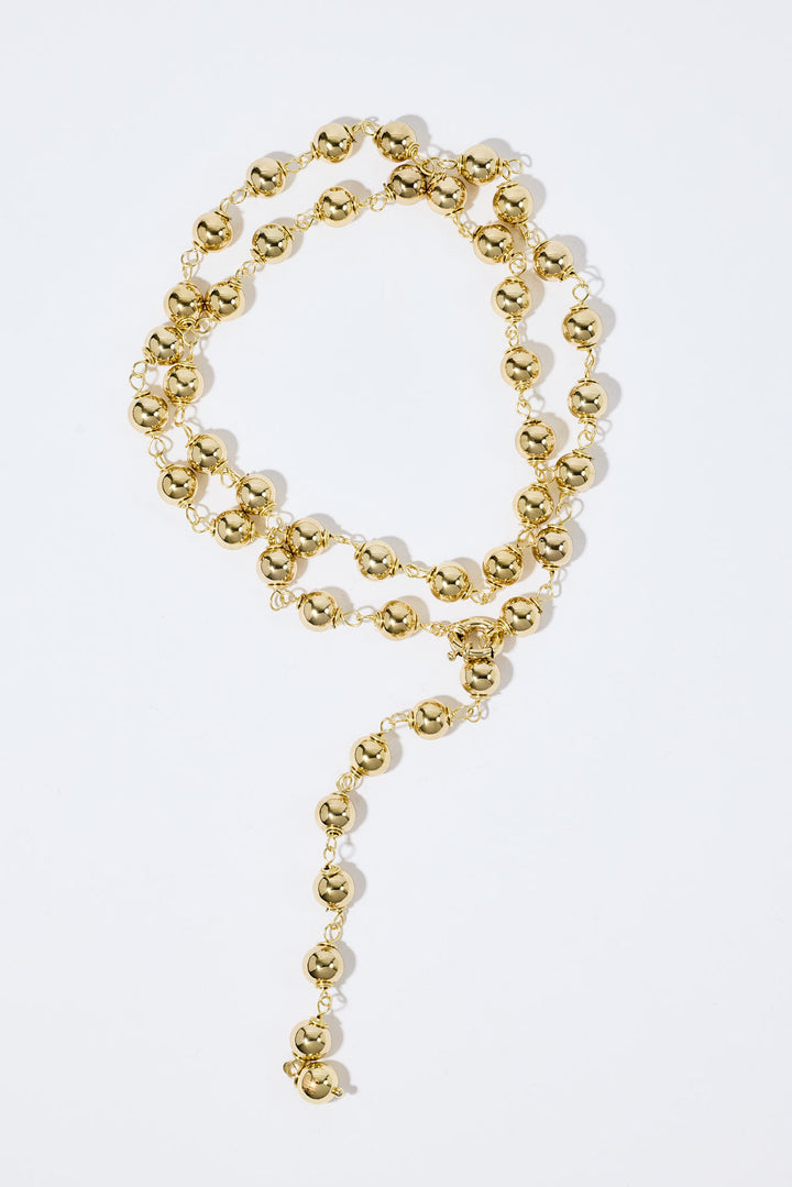 Tiny Sphere Chain Gold