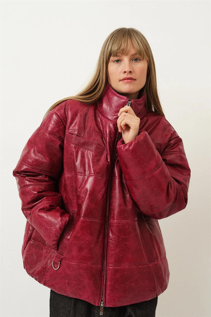 Bloom Coat Dark Red